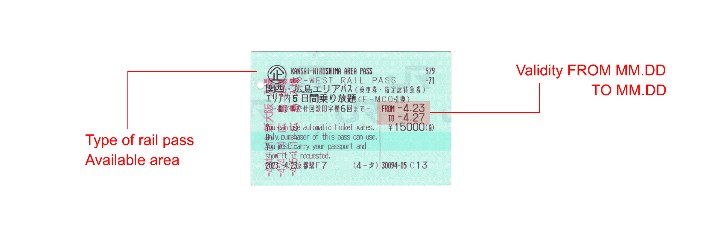 Purchase your rail pass in Japan